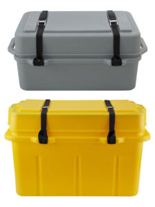 NRS Canyon and Boulder camping gear boxes